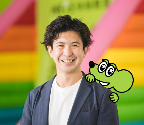 ネイス株式会社 代表取締役 南 友介のプロフィール写真とキャラクターイラスト